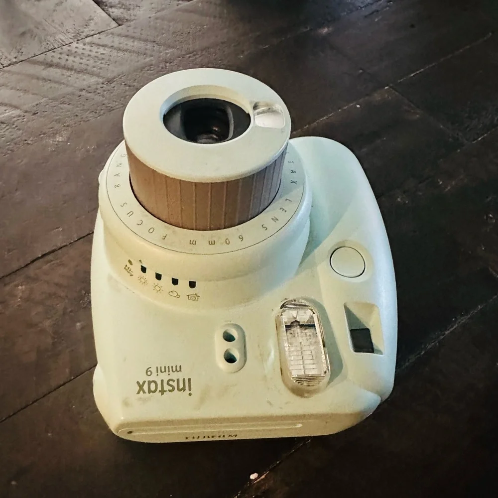 Fujifilm Blue Digital Camera with Retro Design